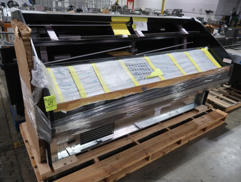 Hussmann low profile refrigerated case, 8' case, self-contained