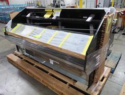 Hussmann low profile refrigerated case, 8' case, self-contained
