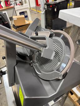 Bizerba meat slicer on stand