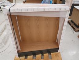 angled bookshelf, new