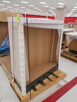angled bookshelf, new