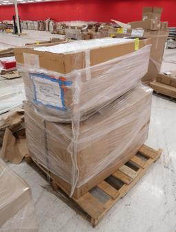 pallet of hygiene stations