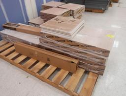 pallets of acoustical ceiling tiles