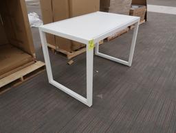 merchandising tables, white, new
