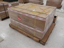grocery/produce floor merchandisers w/ liner & casters, new