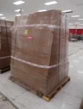 tiered table w/ bins, two-sided, new