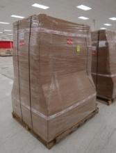 tiered table w/ bins, two-sided, new