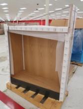 angled bookshelf, new
