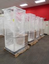 merchandising shelving units, w/ shelves