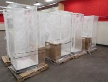 merchandising shelving units, w/ shelves