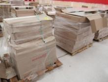 pallets of Lozier shelves
