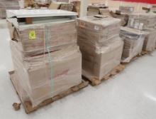 pallets of Lozier shelves