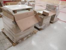 pallets of Lozier shelves