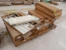 pallet of Lozier shelves