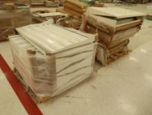 pallets of Lozier shelves
