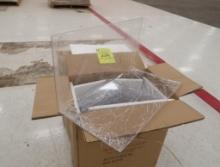 2) boxes of plastic egg shelf dividers