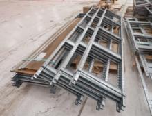 pallet of Lozier storage shelf uprights