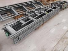 pallet of Lozier storage shelf uprights