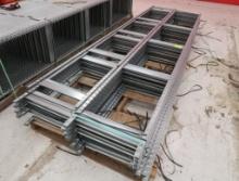 pallet of Lozier storage shelf uprights