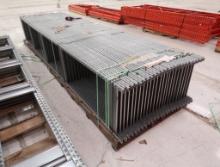 pallet of Lozier storage shelf uprights