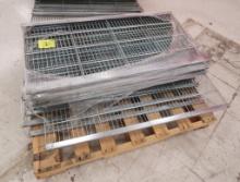 pallet of wire Lozier storage sheves