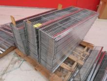 pallet of wire Lozier storage sheves