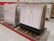 two-sided merchandisers w/ built-in low voltage lighting system