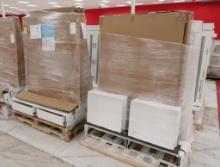 two-sided merchandisers w/ built-in low voltage lighting system