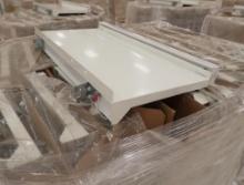 pallet of front-lit 24" shelves for lots 255-259