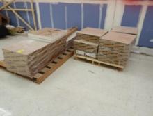 pallets of acoustical ceiling tiles