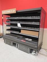 Hill Phoenix multideck refrigerated case, self-contained, looks new