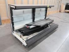 Hussmann low profile refrigerated case, 8' case