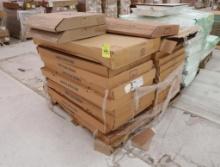 pallet of Lithonia 2x4 troffer lighting fixtures