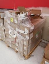 pallet of LED uplight fixtures
