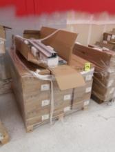 pallet of LED uplight fixtures