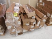 pallet of LED uplight fixtures