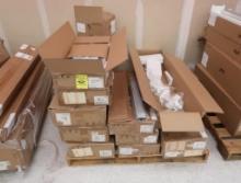 pallet of LED uplight fixtures