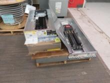 pallet of 4) Square D electrical boxes