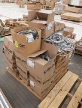 pallet of assorted Reloc lighting cables
