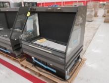 Hill Phoenix low profile refrigerated case, self-contained