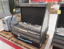 Hill Phoenix low profile refrigerated case, self-contained
