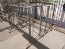 2-sided hanging rack, on casters
