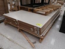 pallet of 3/4" MDF aluminum channels