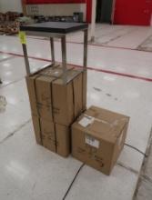 fitting room stools, new