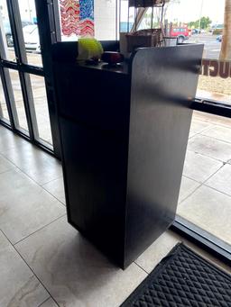 WOOD WASTE RECEPTACLE BIN
