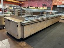 2003 AMTEKCO 252IN X 62IN REMOTE COOLED SALAD BAR