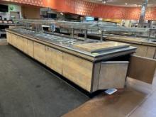 2003 AMTEKCO 252IN X 62IN REMOTE COOLED SALAD BAR