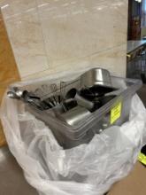 TUB OF ASSORTED SMALLWARE
