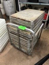 65 SHEET PANS W/ DOLLEY