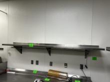 8FT AND 3FT STAINLESS WALL SHELVES